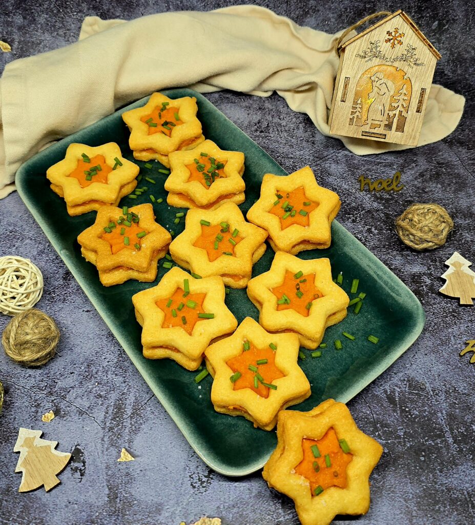 Sablés parmesan carotte