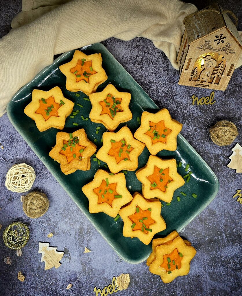 Sablés parmesan carotte