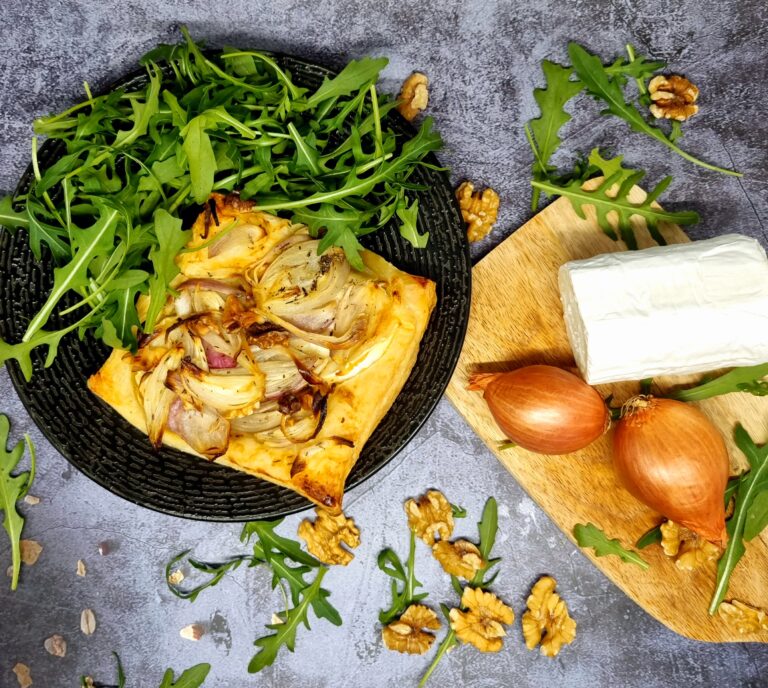 Tartelettes chèvre et échalote 164 Tartelettes chèvre et échalote