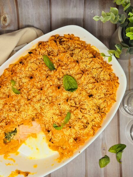 Parmentier de saumon et patates douces