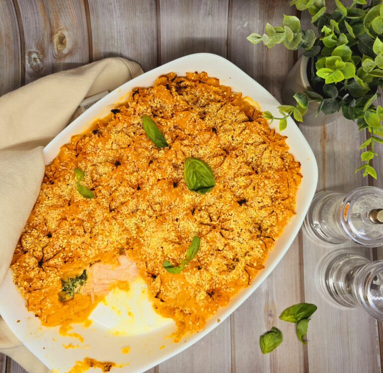 Parmentier de saumon et patates douces 123 Parmentier de saumon et patates douces