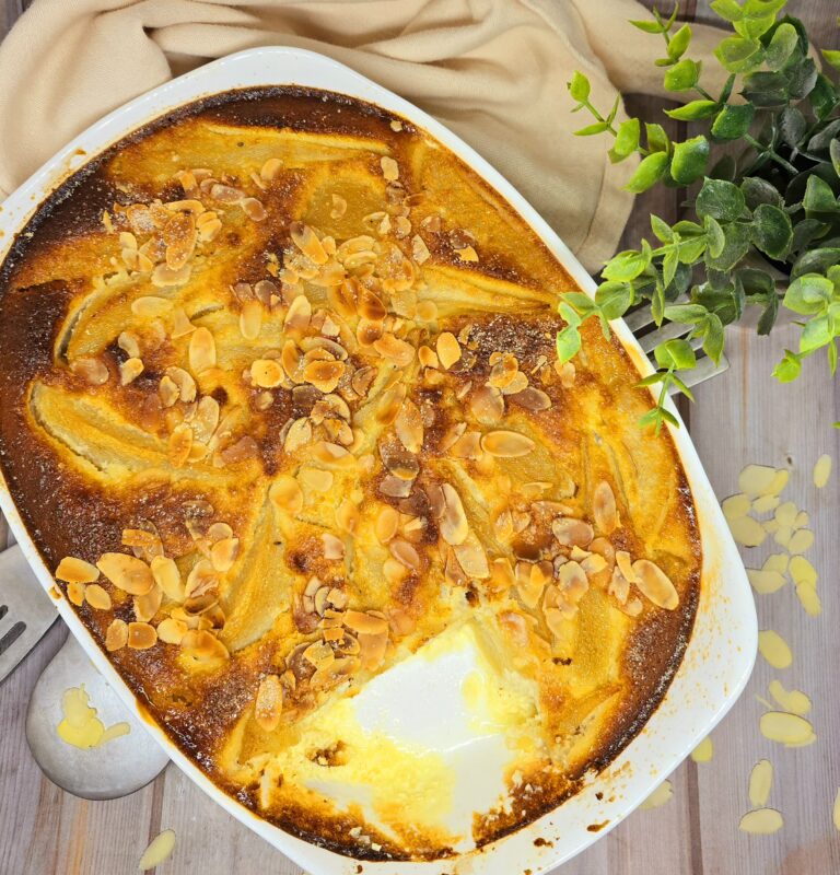 Clafoutis poires amandine 157 Clafoutis poires amandine