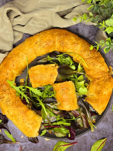 Couronne de pâte filo à l'agneau