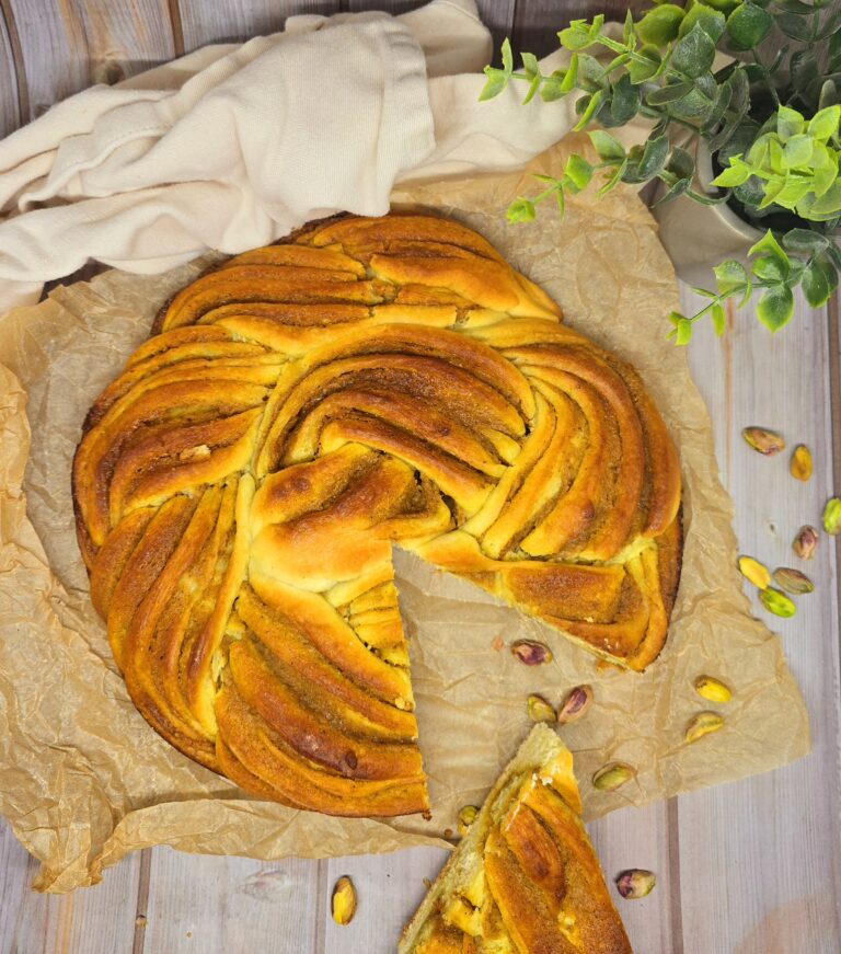 Babka pistaches et fleur d'oranger 140 Babka pistaches et fleur d'oranger