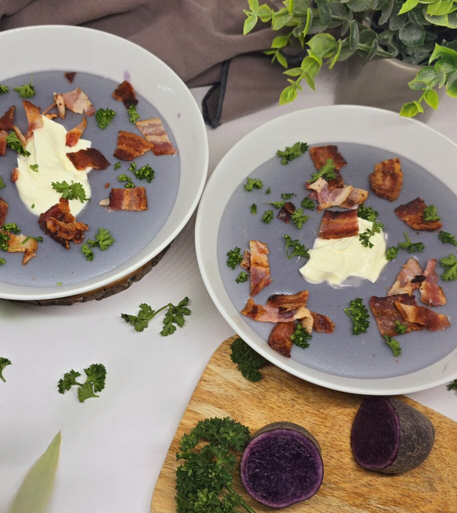 Velouté de vitelottes