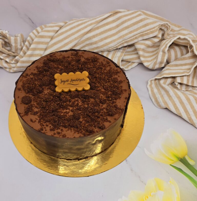 Entremet chocolat noir caramel 117 Entremet chocolat noir caramel