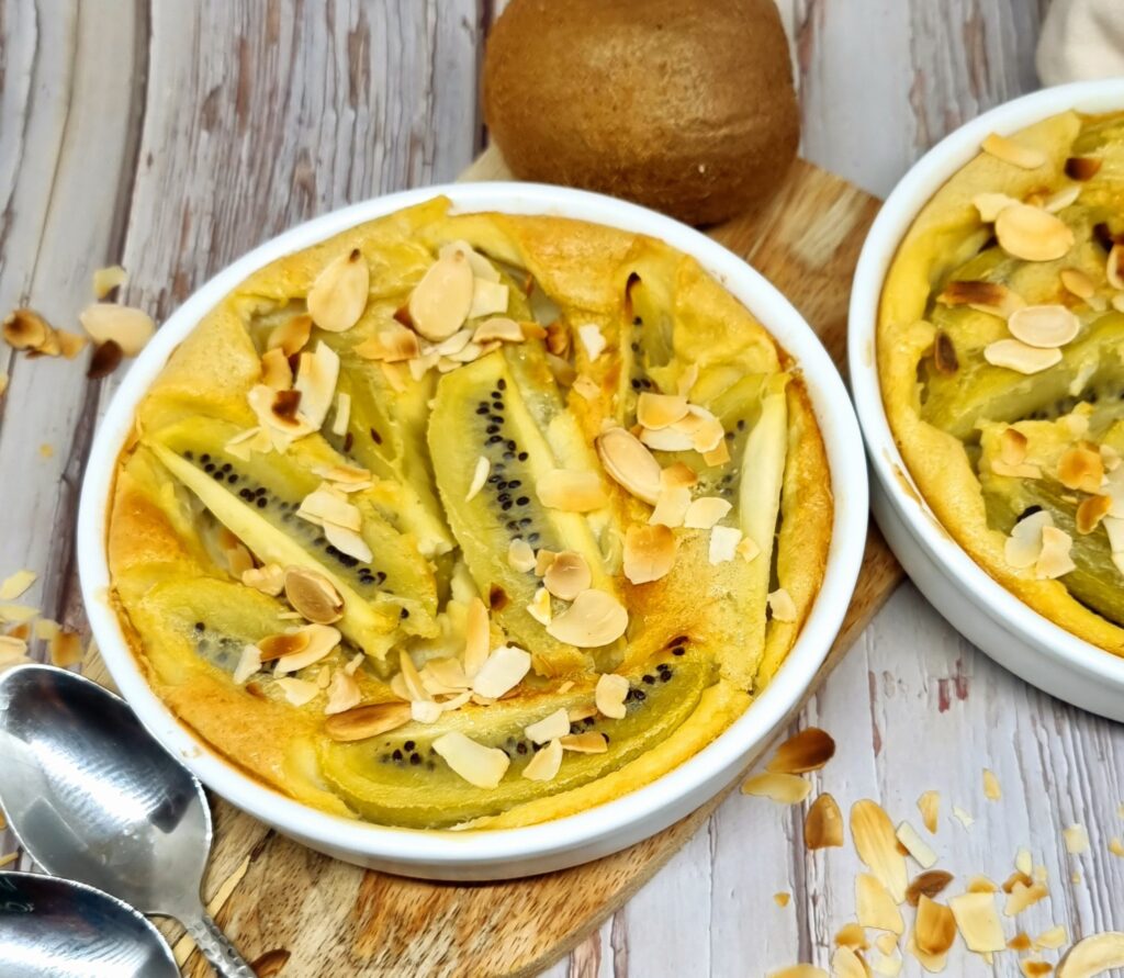 Clafoutis de kiwi et lait d'amande 1 Clafoutis de kiwi et lait d'amande