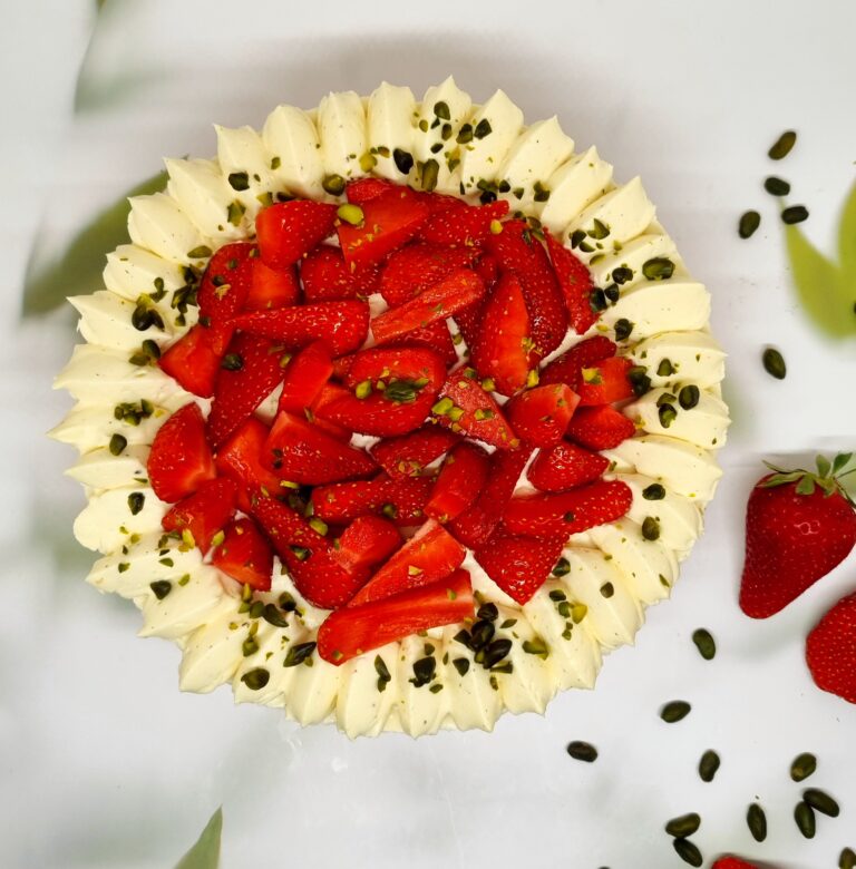 Fraisier crème diplomate 65 Fraisier crème diplomate