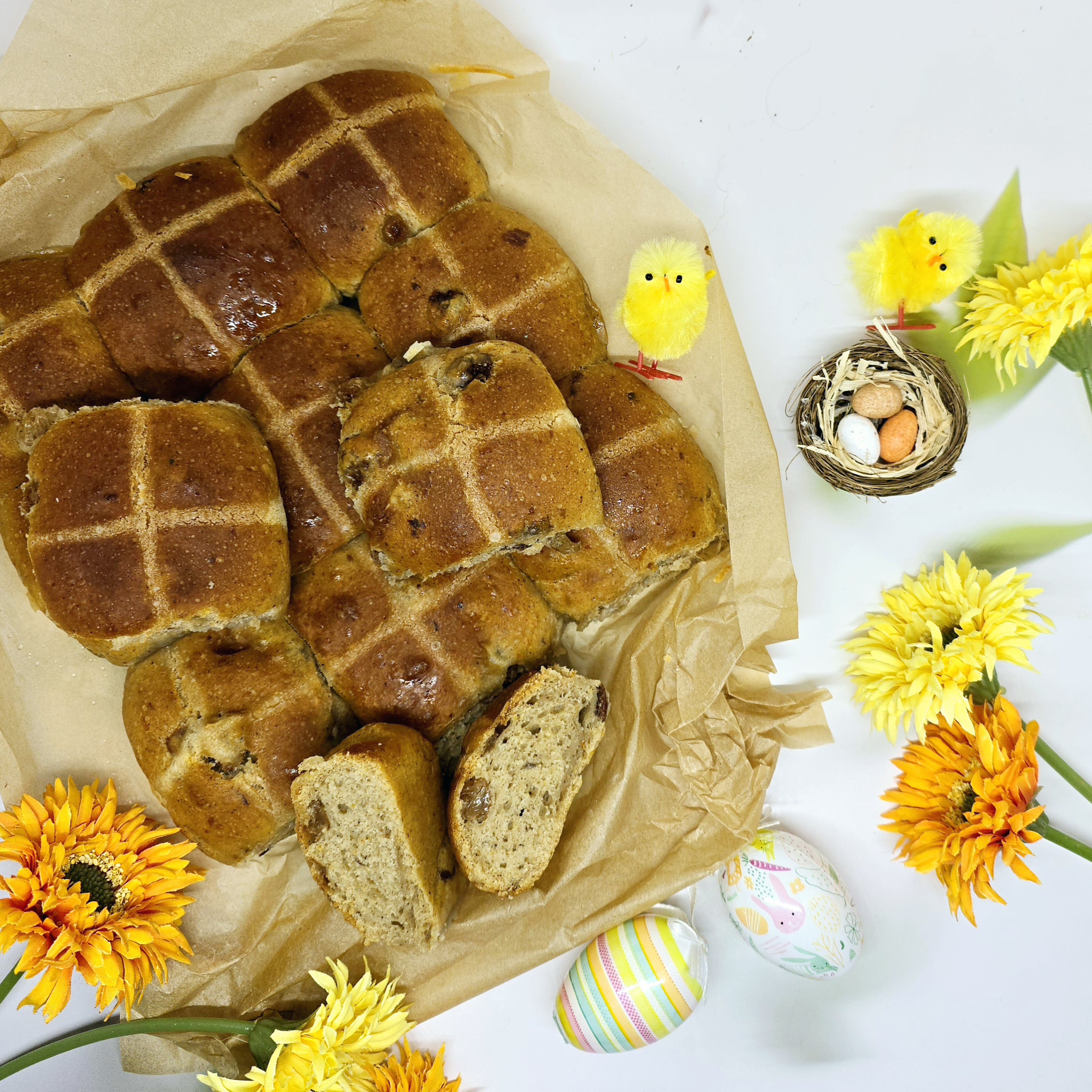 Hot cross buns