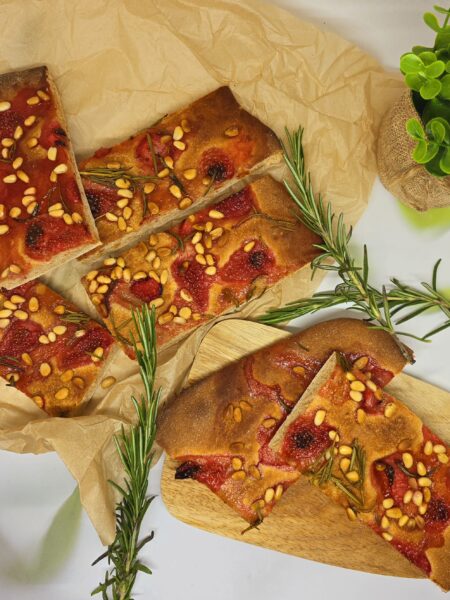 Focaccia aux fraises
