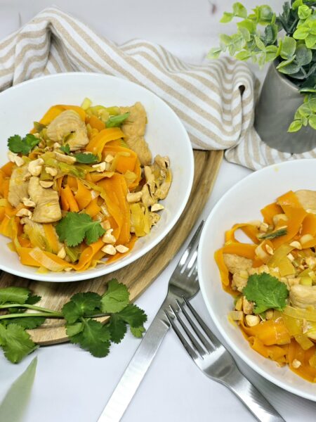 Sauté de dinde à l'asiatique