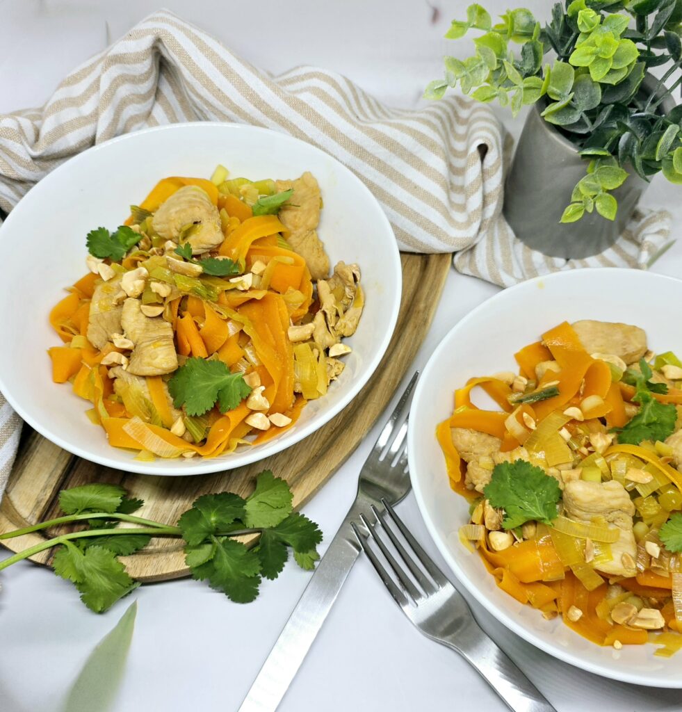 Sauté de dinde à l'asiatique