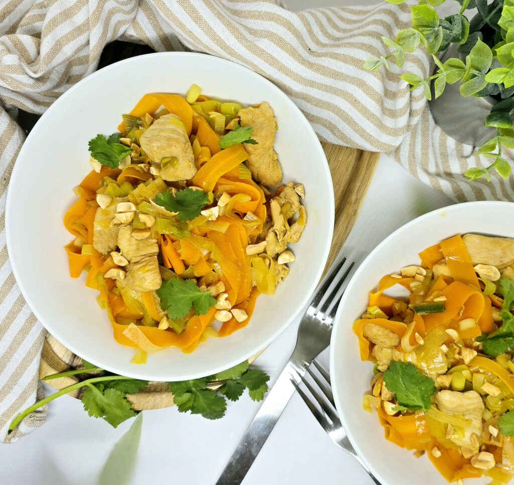 Sauté de dinde à l'asiatique
