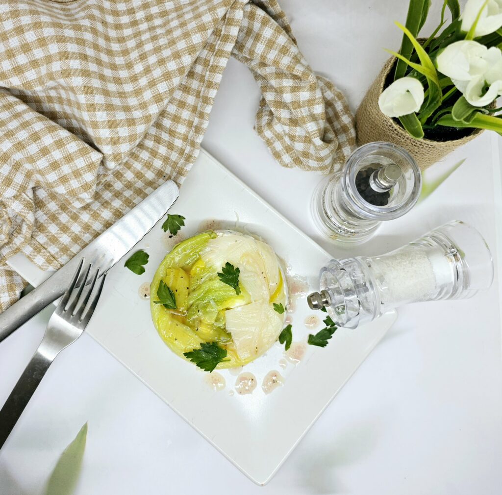 Terrine de poireaux au chèvre frais