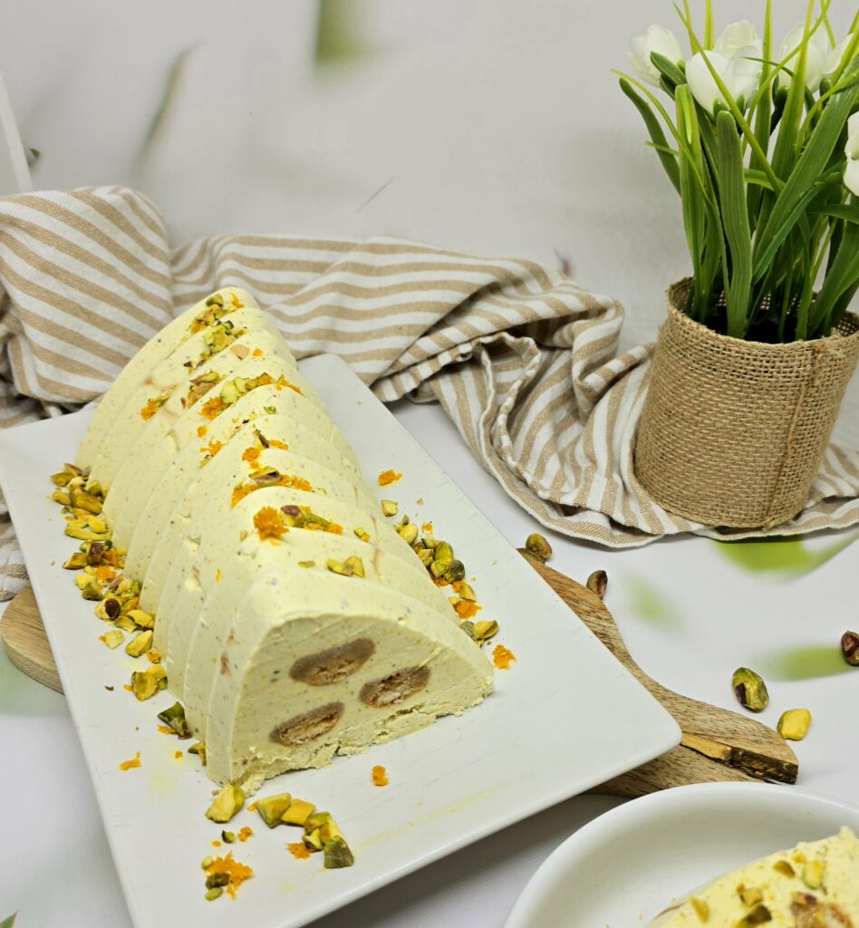 Tiramisu glacé à la pistache