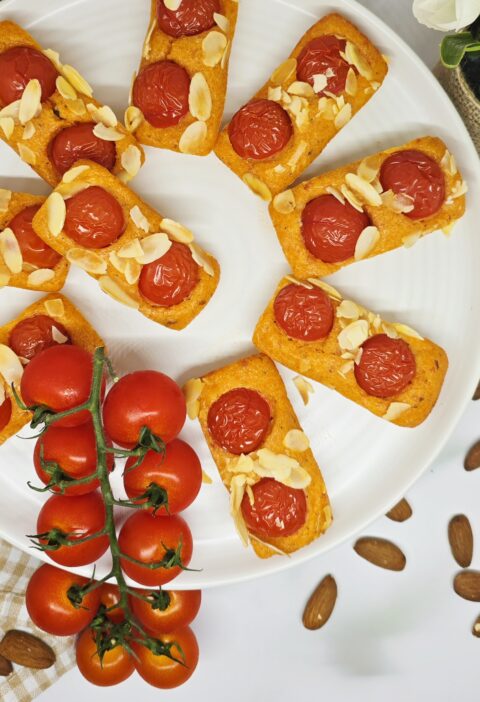 Financiers aux tomates cerises