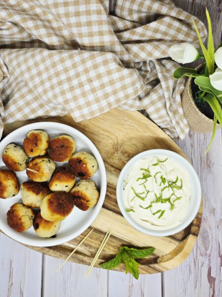 Boulettes de poulet à la menthe et estragon