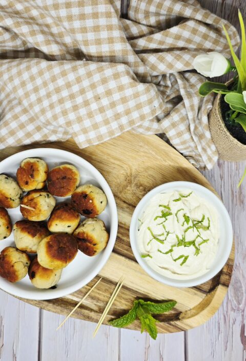 Boulettes de poulet à la menthe et estragon