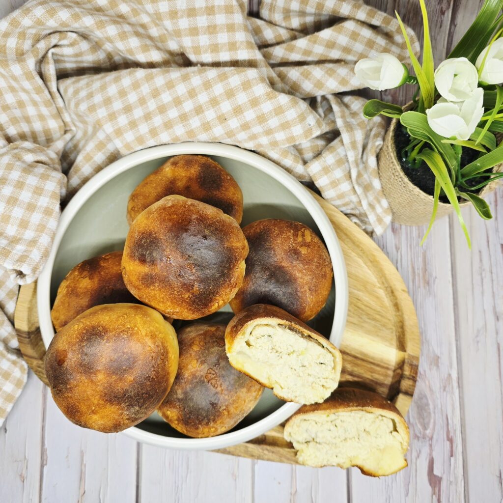Buns aux rillettes de poulet