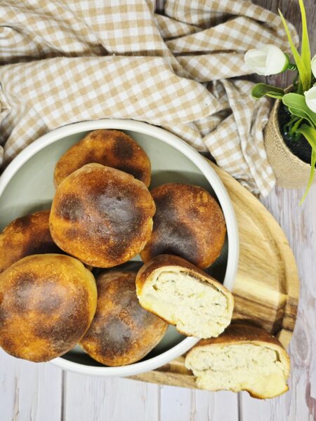 Buns aux rillettes de poulet