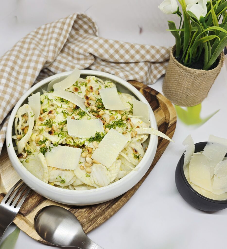 Salade de fenouil au citron et parmesan