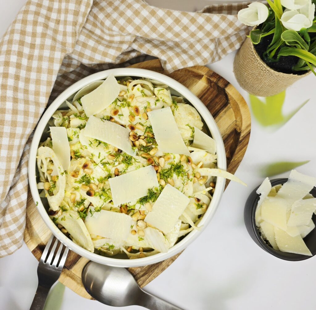 Salade de fenouil au citron et parmesan