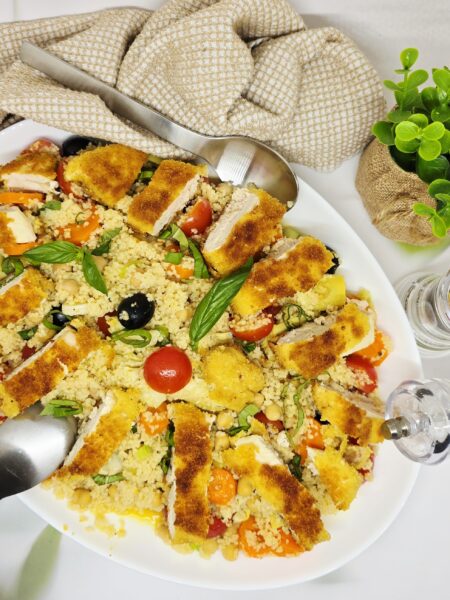 Salade méditerranéenne au poulet
