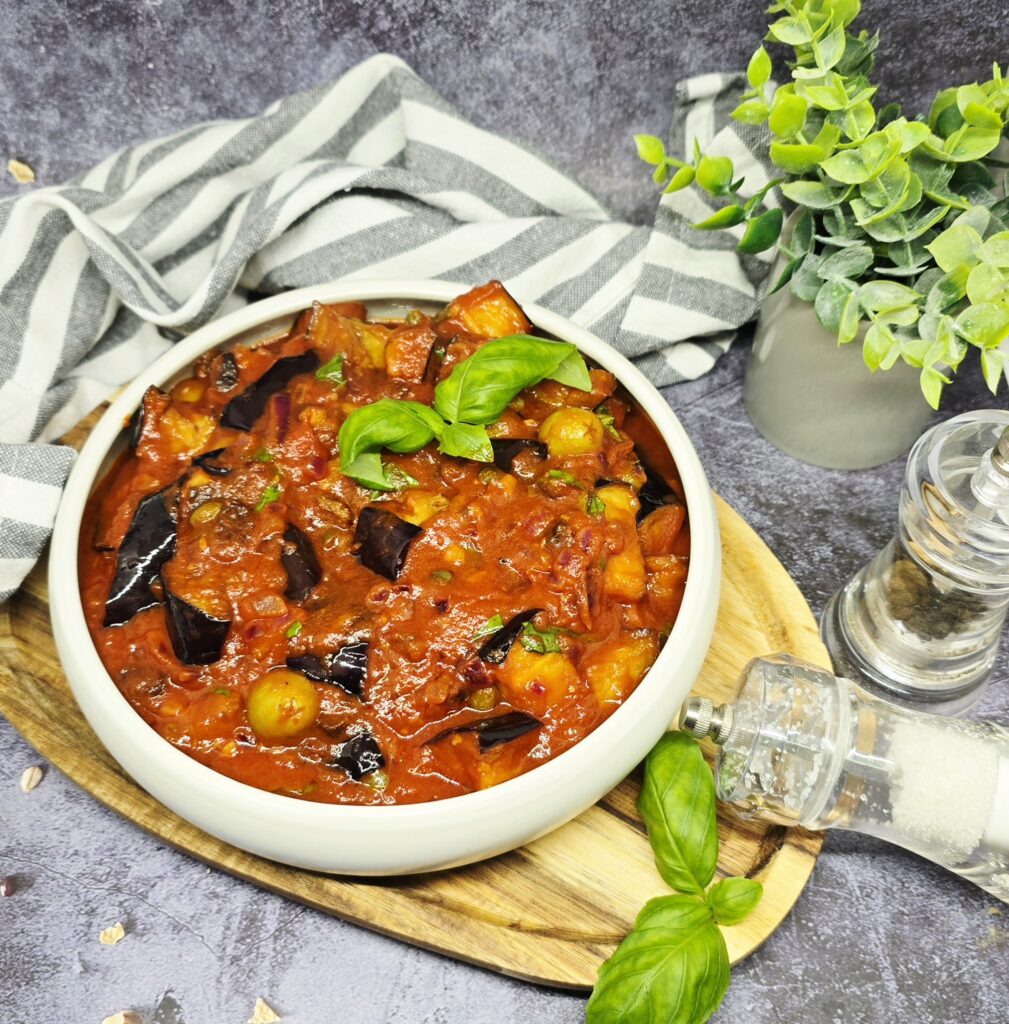 Caponata d'aubergines 1 Caponata d'aubergines