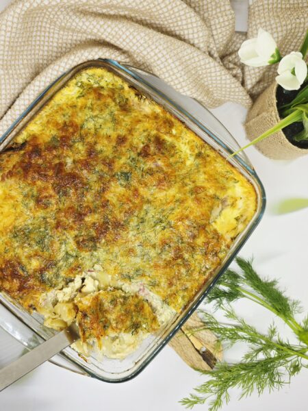 Quiche sans pâte au fenouil, coppa et comté