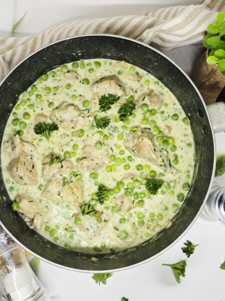 Blanquette de veau aux petits pois