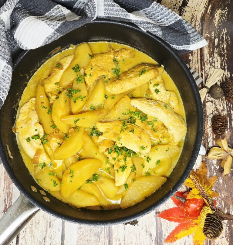 Aiguillettes de poulet au cidre et poires 2 Aiguillettes de poulet au cidre et poires