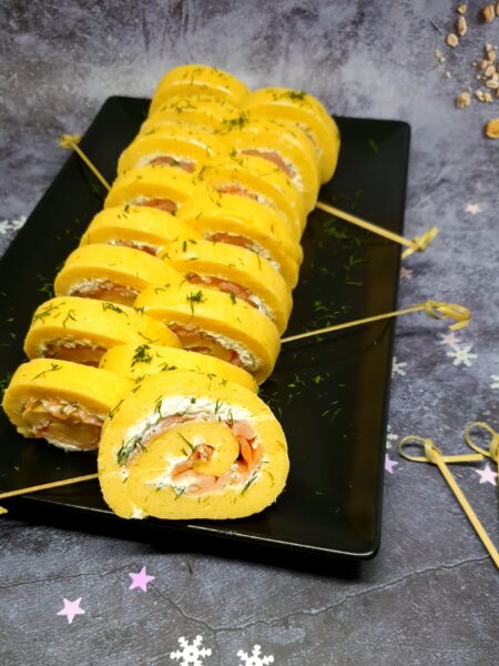 Bûche salée au saumon fumé – Recette facile, chic et incontournable pour Noël