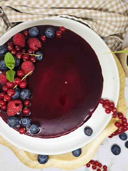 Cheesecake aux fruits rouges