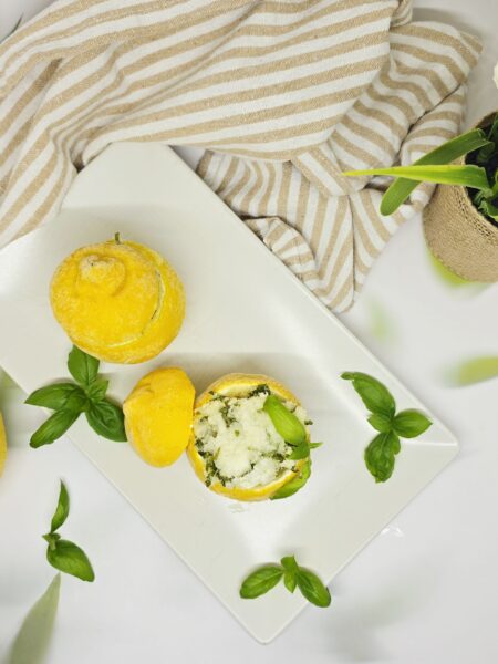 Citrons givrés au basilic
