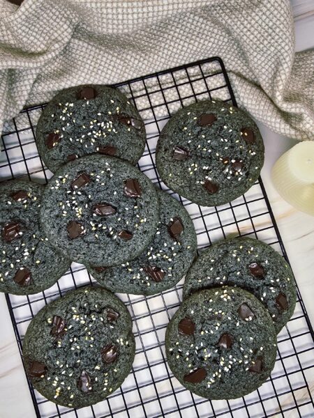 Cookies au sésame noir