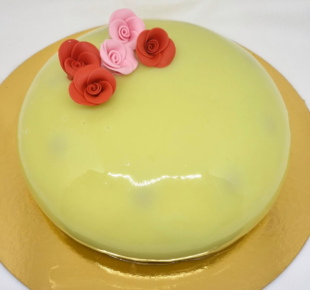 Entremets abricot huile d'olive