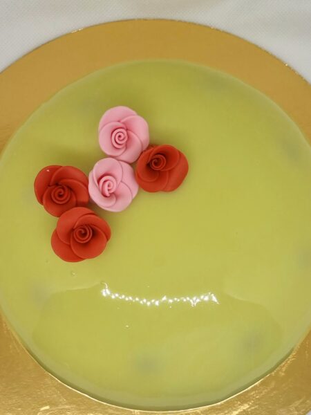 Entremets abricot huile d'olive