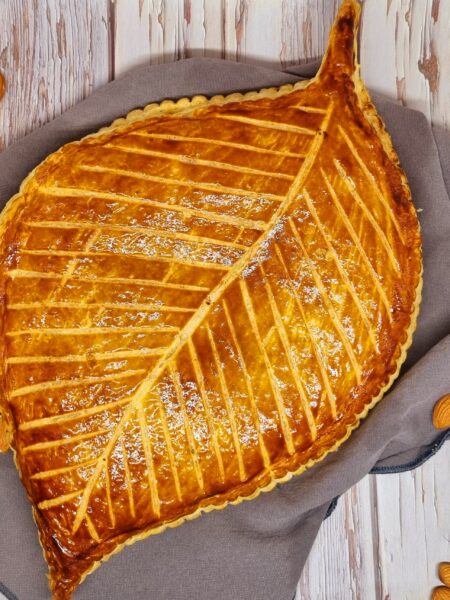 Galette des rois chocolat et poires fondante et gourmande