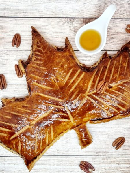 Galette des rois aux noix de pécan et sirop d’érable