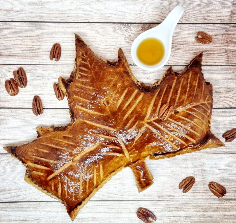 Galette des rois aux noix de pécan et sirop d’érable 203 Galette des rois aux noix de pécan et sirop d’érable