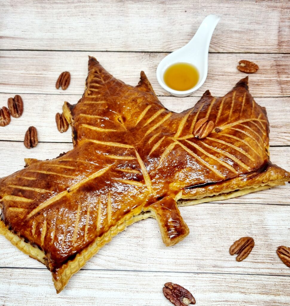 Galette des rois aux noix de pécan et sirop d’érable 1 Galette des rois aux noix de pécan et sirop d’érable