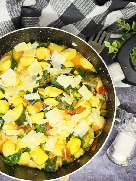 Gnocchis aux légumes d'été