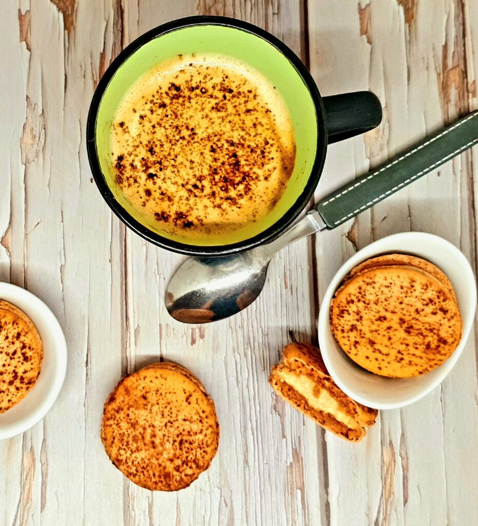 Macarons cappuccino