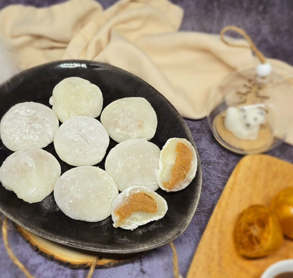 Mochis à la crème de marron et clémentine confite – Dessert raffiné et gourmand