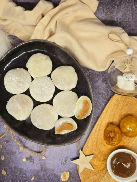Mochis à la crème de marron et clémentine confite – Dessert raffiné et gourmand