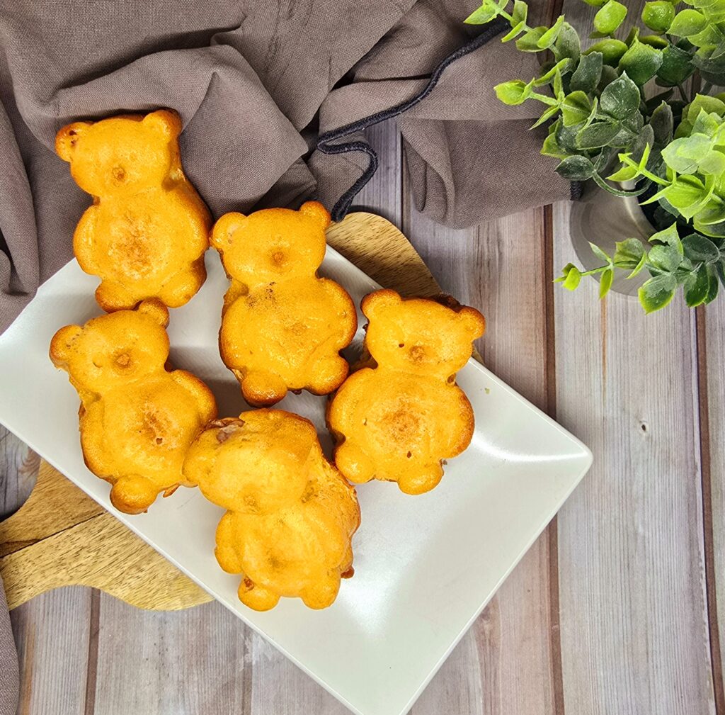 Oursons au cheddar et knacks