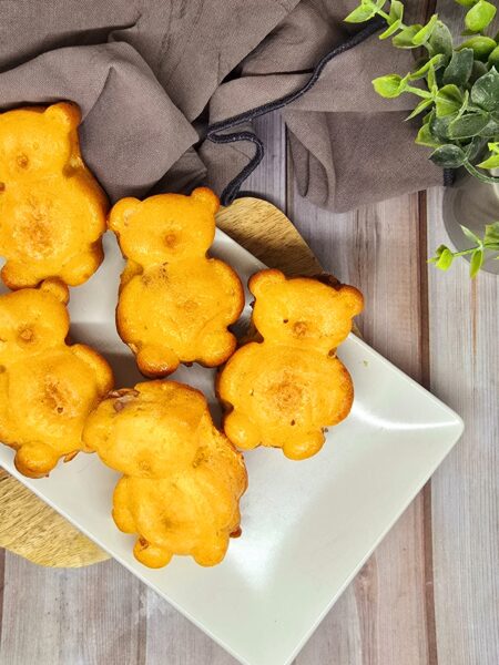 Oursons au cheddar et knacks