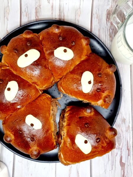 Pains au lait au cacao