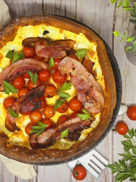 Pancake géant salé