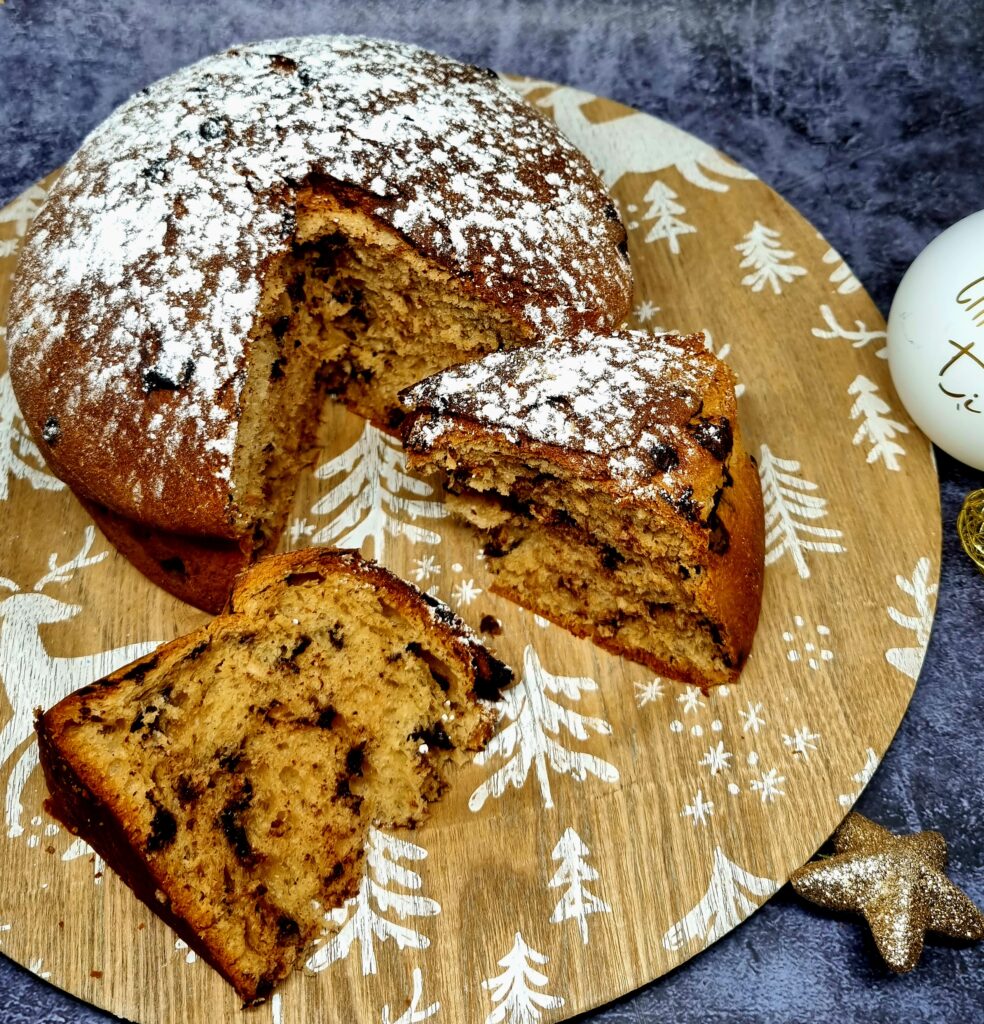 Panettone aux pépites de chocolat – Recette moelleuse et gourmande
